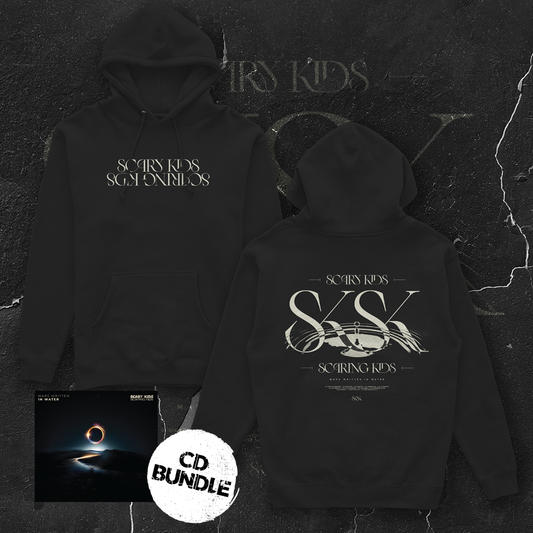 SCARY KIDS SCARING KIDS - MAPS WRITTEN IN WATER HOODIE + CD BUNDLE